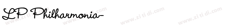 LP Philharmonia字体转换
